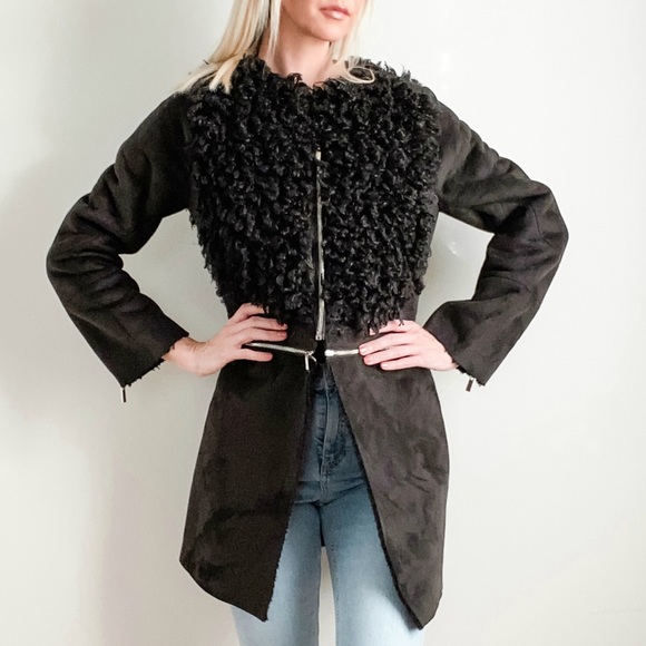 1.STATE Convertible Faux Shearling Jacket! - Picture 2 of 5